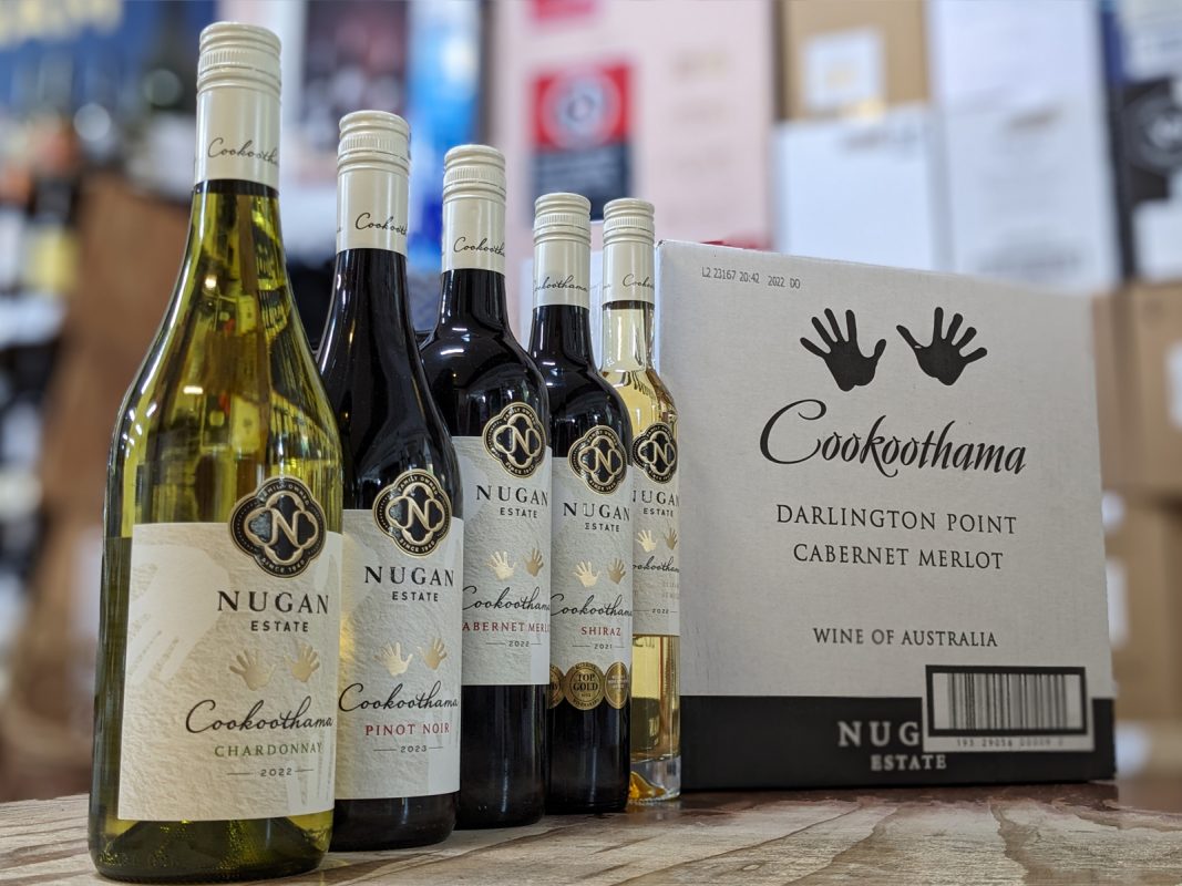 Cookoothama Wines Botrytis Semillon, Chardonnay, Shiraz, Cabernet Merlot and Pinot Noir. Nugan Estate from the Banks of the Murrumbidgee River, Buy now.