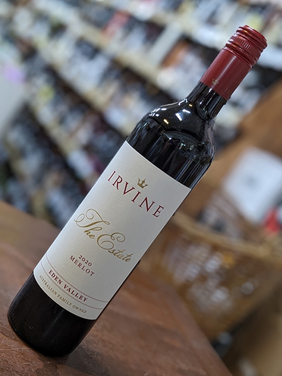 Irvine the Estate Merlot 2020, Australian Family Owned Eden Valley Wines