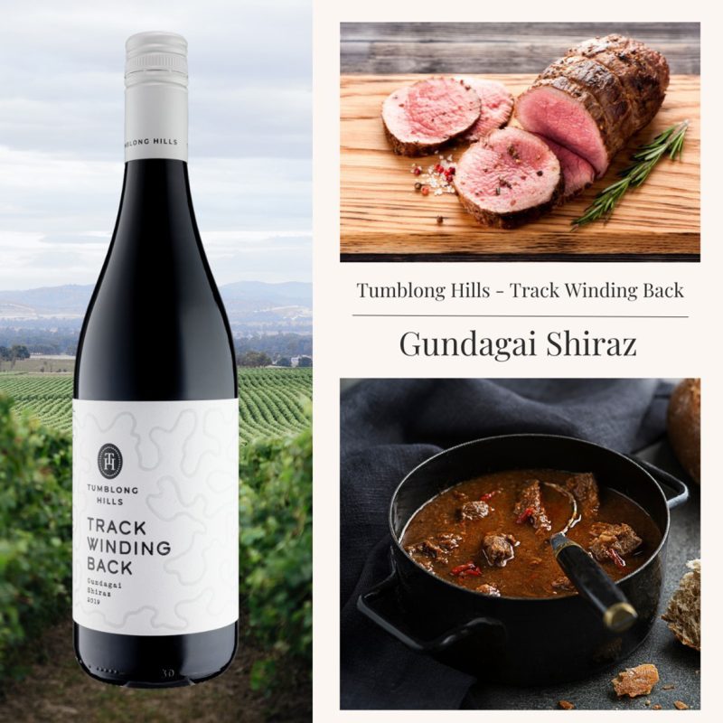 Tumblong Hills Wines, Track Winding Back Gundagai Shiraz